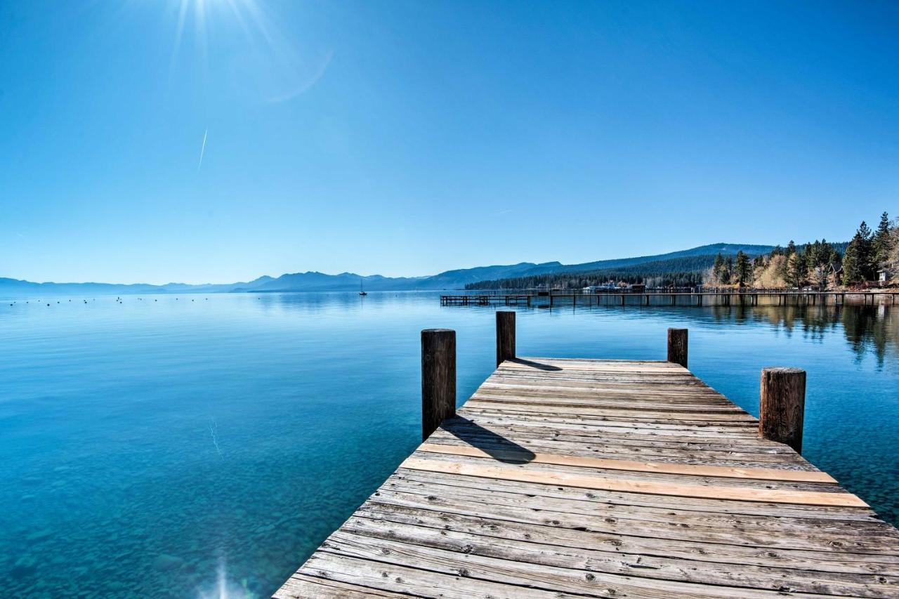Modern Lakeside Cabin Walk To Dock And Tahoe City Luaran gambar